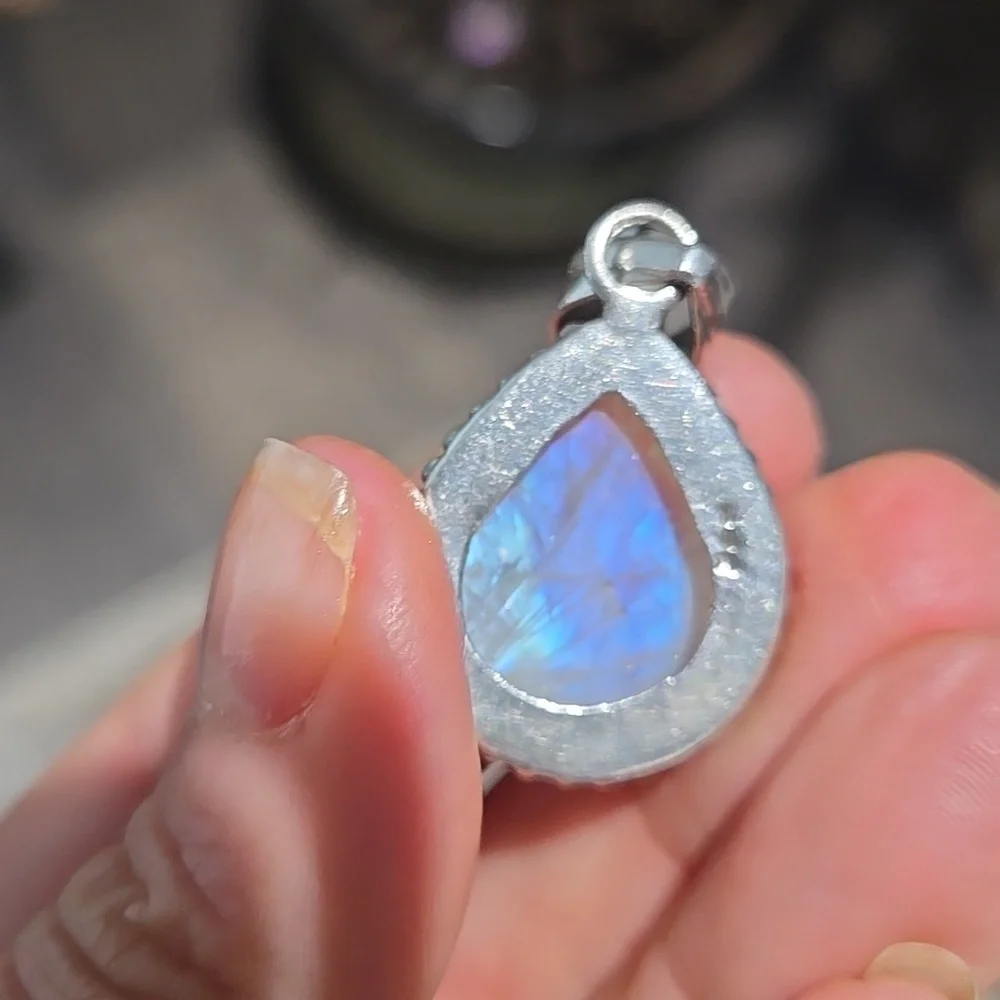 Moonstone Sterling Silver Pendant